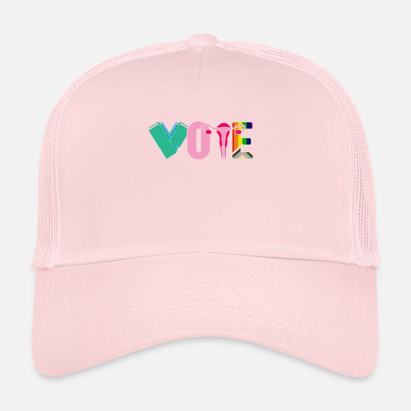 Voting Books Faustier Ovaries Lgtbq Trucker Cap