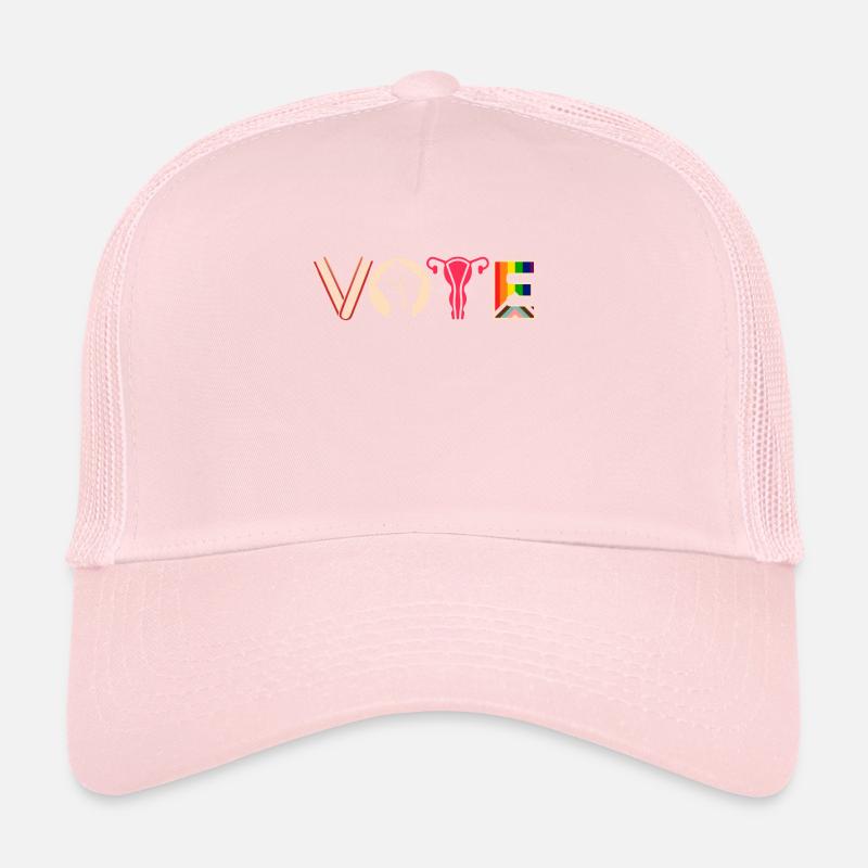 Abstimmungsbücher Faustier Eierstöcke Lgtbq Trucker Cap