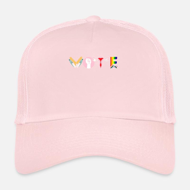 Voting Books Faustier Ovaries Lgtbq Trucker Cap