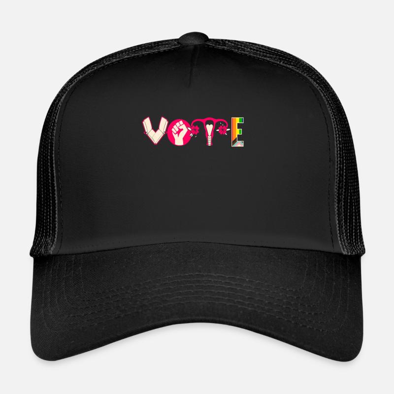 Voting Books Faustier Ovaries Lgtbq Trucker Cap