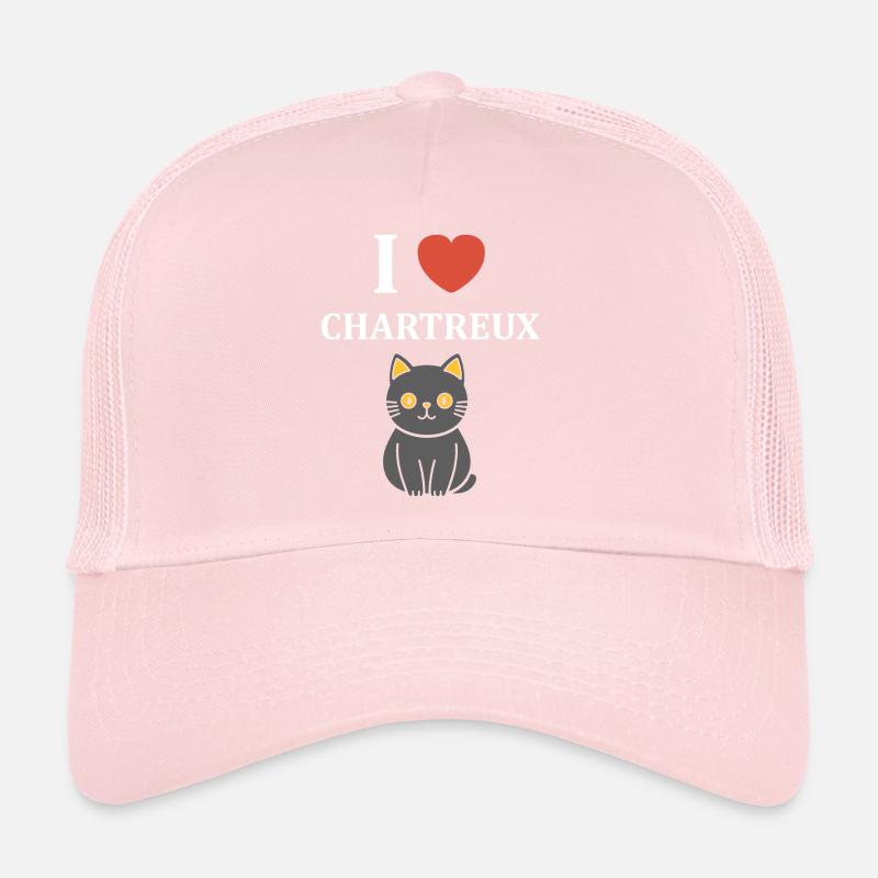 Humour chat chartreux Casquette trucker 