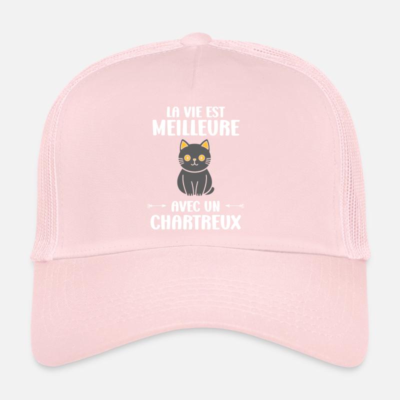 Humour chat chartreux Casquette trucker 