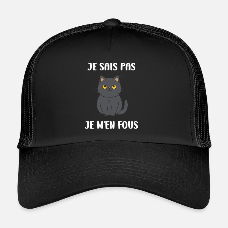 Humout chat chartreux Casquette trucker 