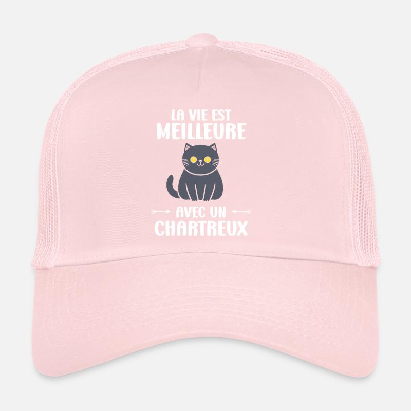 Humour chat chartreux Casquette trucker 