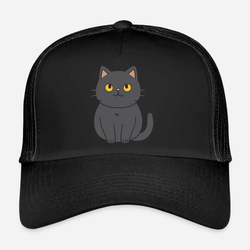 Chartreux petit chat Casquette trucker 