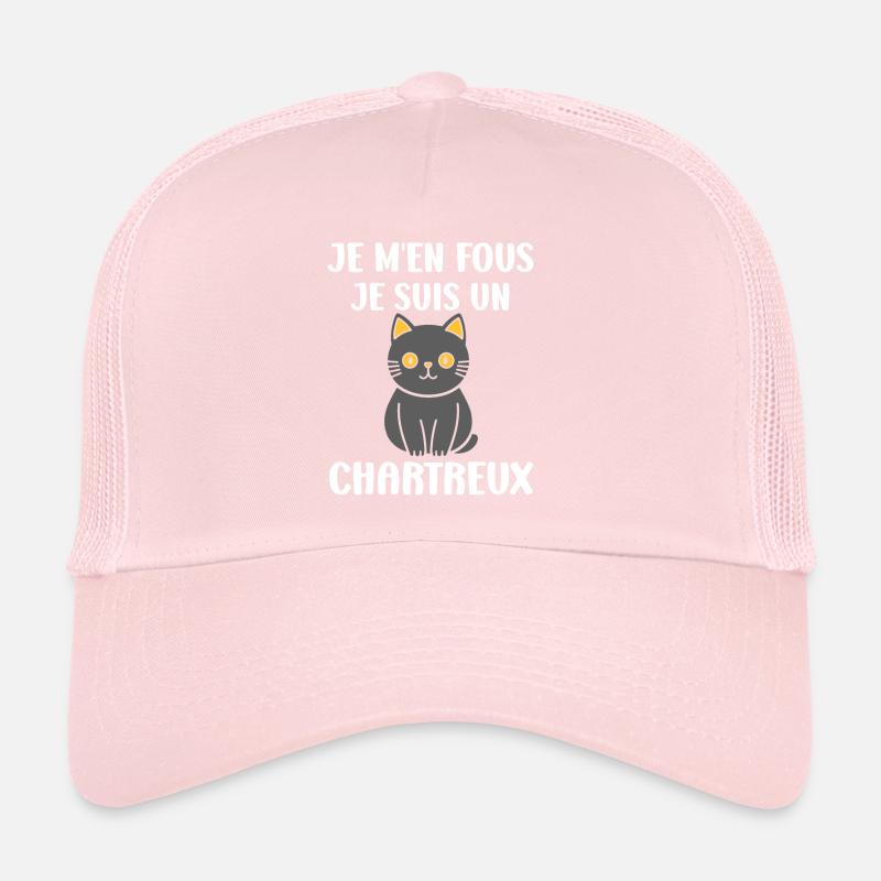 Humour chat chartreux Casquette trucker 