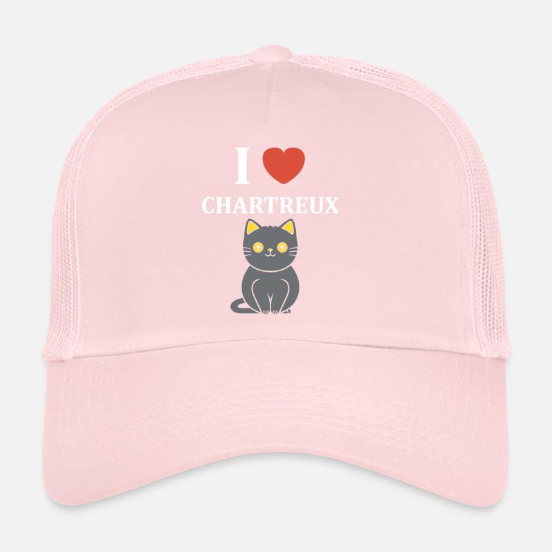 Humour chat chartreux Casquette trucker 
