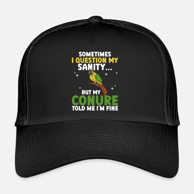Molina Perruche Perroquet Perruche Oiseau Perruche Casquette trucker 