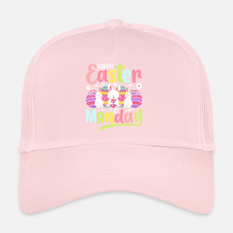 Happy Easter Monday! Easter Easter Eggs Easter Bunny Trucker Cap