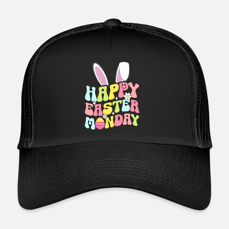Happy Easter Monday! Easter Easter Eggs Easter Bunny Trucker Cap