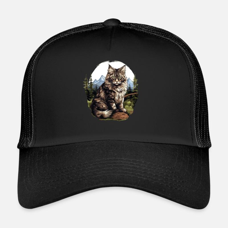 Norwegian Forest Cat Norwegische Waldkatze Trucker Cap