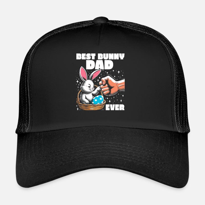 Best Bunny Dad Ever Trucker Cap