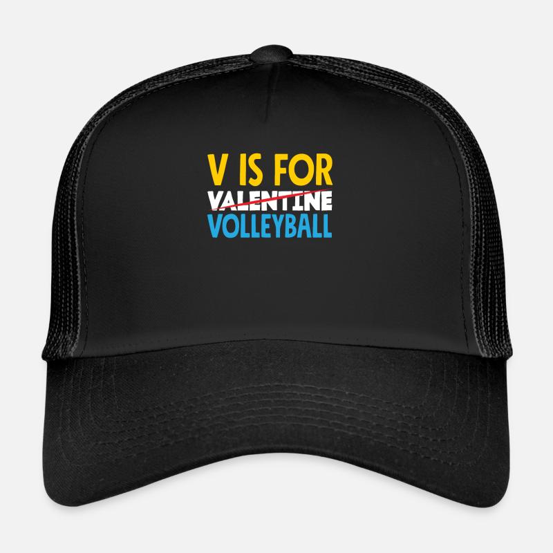 Funny Volleyball Gift Trucker Cap
