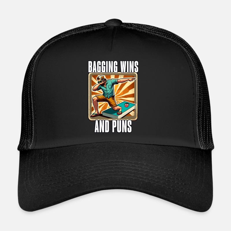 Pouf Cornhole Casquette trucker 