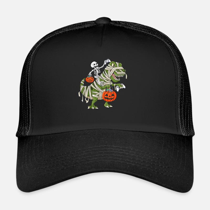 Manette de jeu T-Rex d’Halloween Casquette trucker 