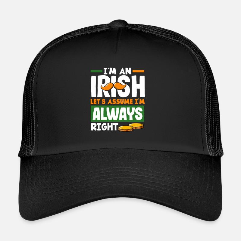 Lustiges Ire Irland Geschenk Trucker Cap