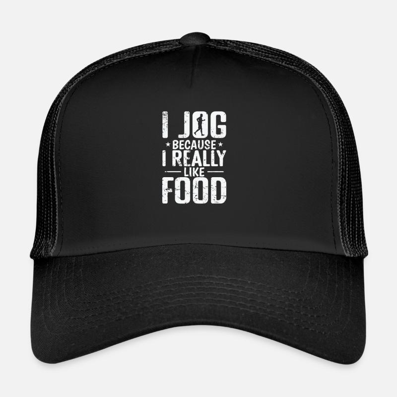 Je fais du jogging parce que j’aime vraiment le jogging alimentaire Casquette trucker 