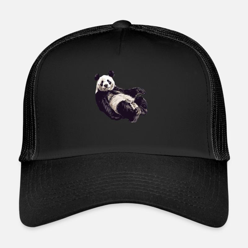 Panda Ours Panda géant japonais Casquette trucker 