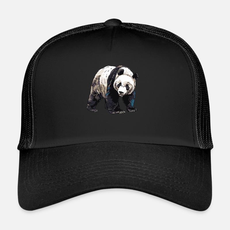 Panda Ours Panda géant japonais Casquette trucker 