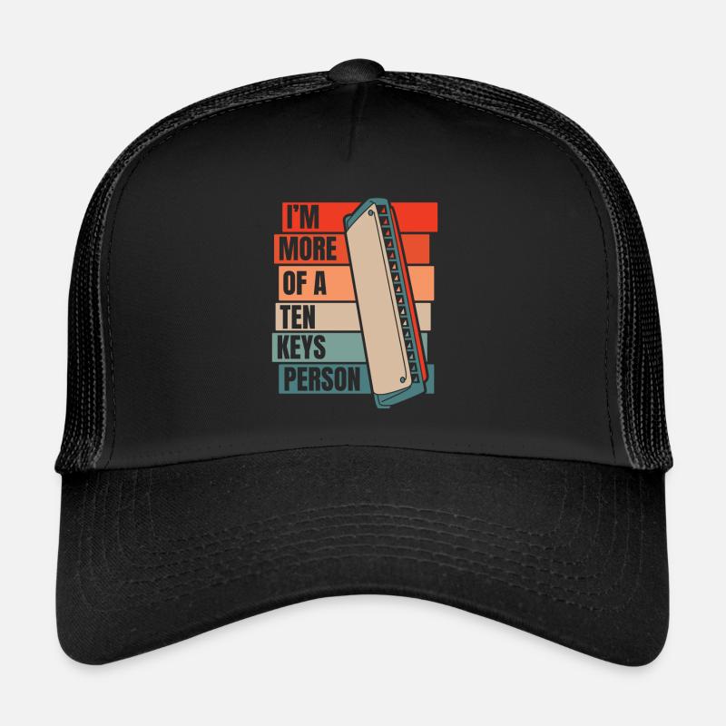 Je suis plus d’une bouche harmoniste de la personne à dix clés Casquette trucker 