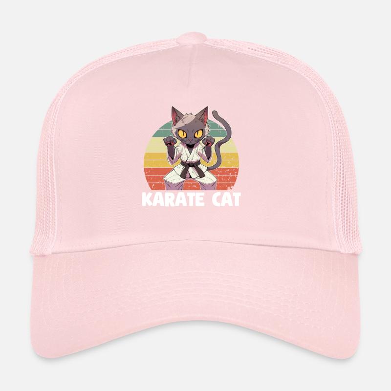 Karate Cat Trucker Cap