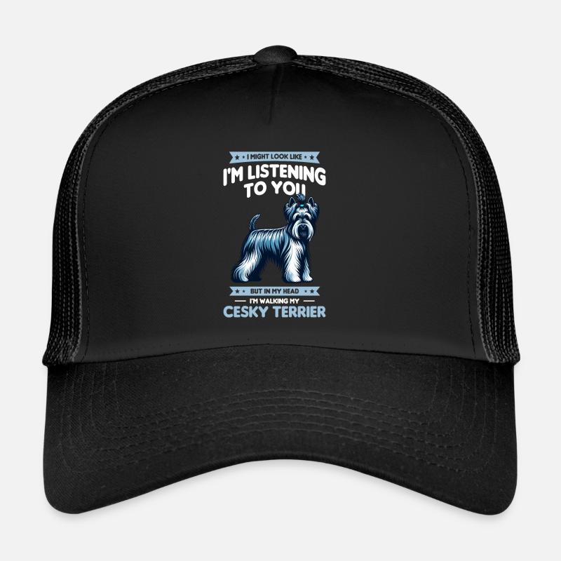 J’ai peut-être l’air de t’écouter Cesky Casquette trucker 