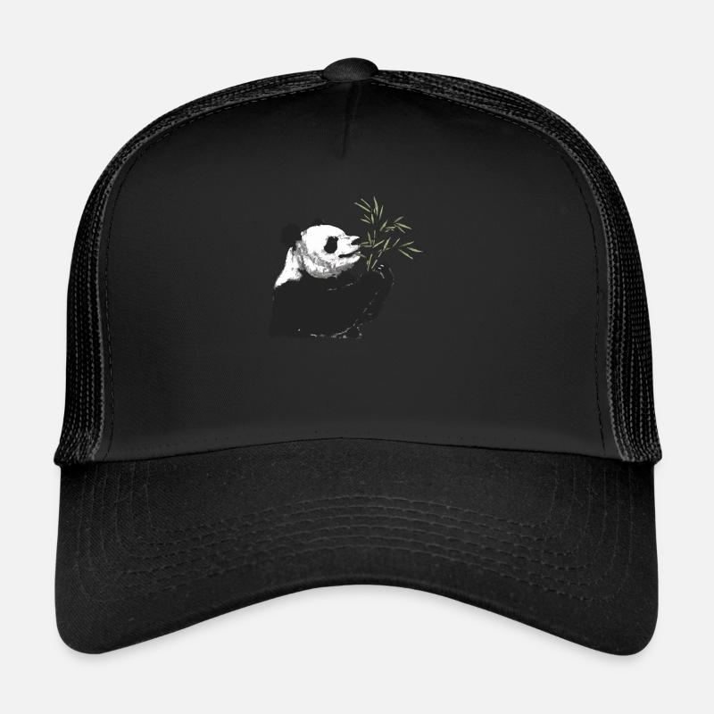 Panda Bear Japanese Panda Trucker Cap