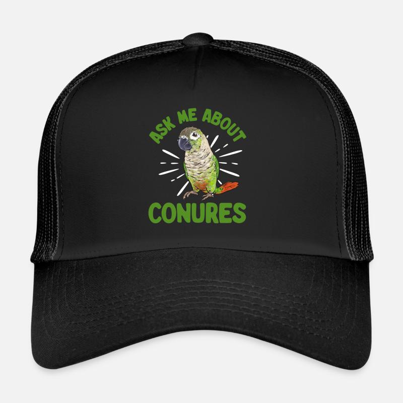 Molina Parakeet Parrot Bird Parakeet Trucker Cap