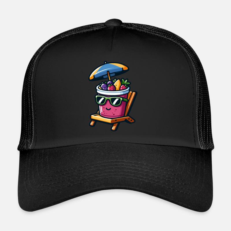 Sunny Smoothie Bowl Relaxation Trucker Cap