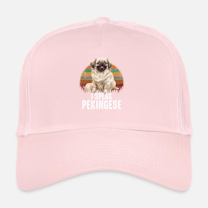 i speak pekingese Trucker Cap