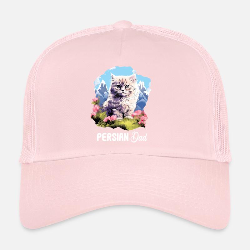 Chat persan Perserkatze Casquette trucker 