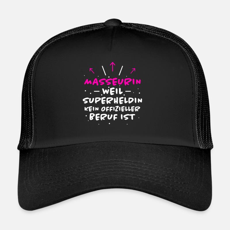 Masseurin Spruch Beruf Lustiges Masseurin Geschenk Trucker Cap