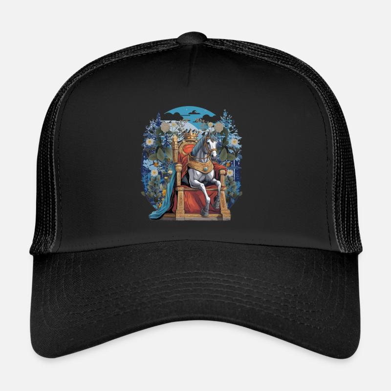 Pferd Märchenprinz Märchen Pferde Ross Herrscher Trucker Cap