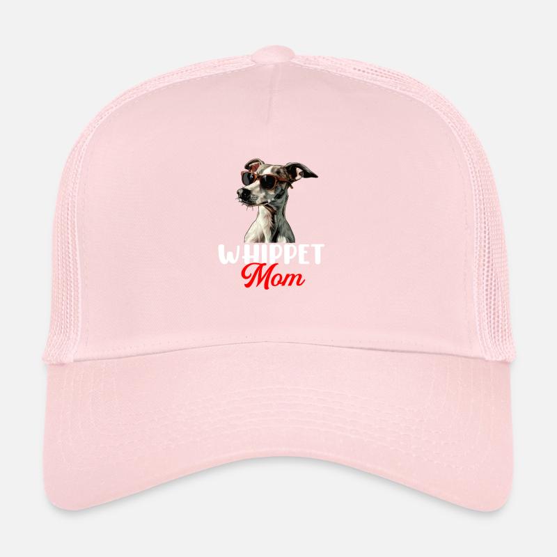 Chien Whippet Casquette trucker 