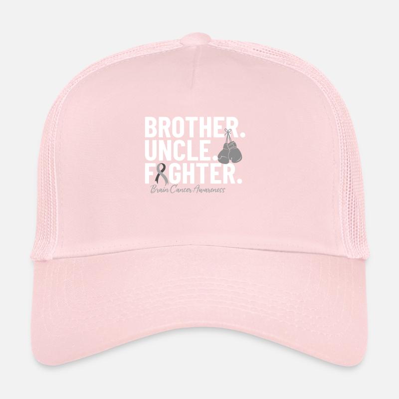 Maladie de tumeur cérébrale Frère gris Oncle Combat Casquette trucker 