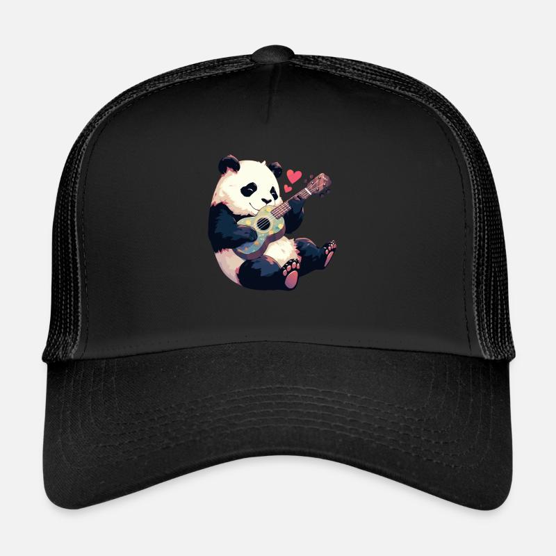 Panda Bear Ukulélé Panda géant japonais Casquette trucker 
