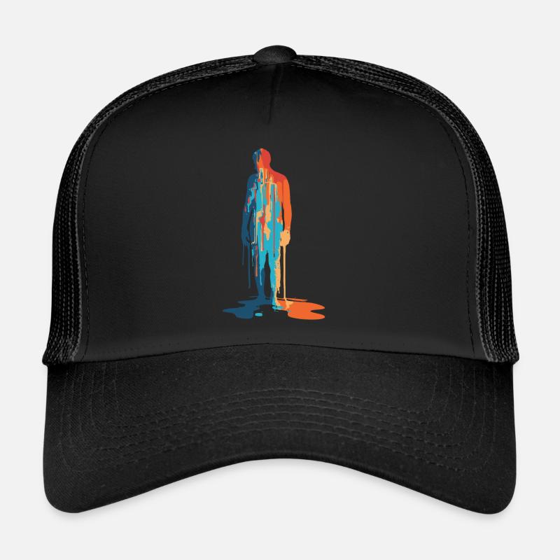 Explosion of color Modern Silhouette Trucker Cap
