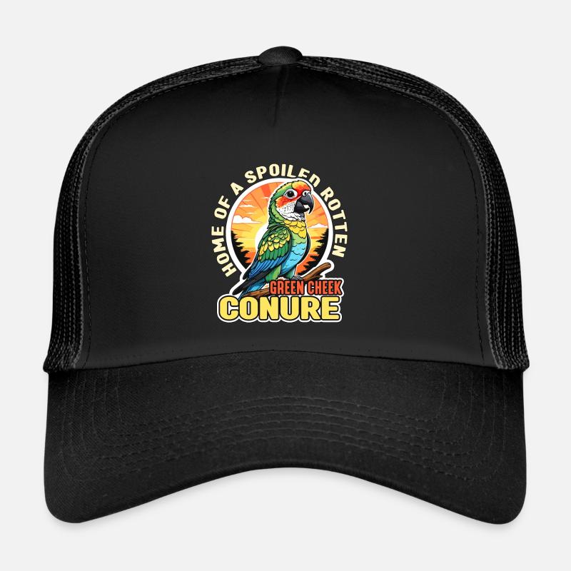Conure Maison D’un Oiseau De Compagnie Perroquet Pourri Gâté Casquette trucker 