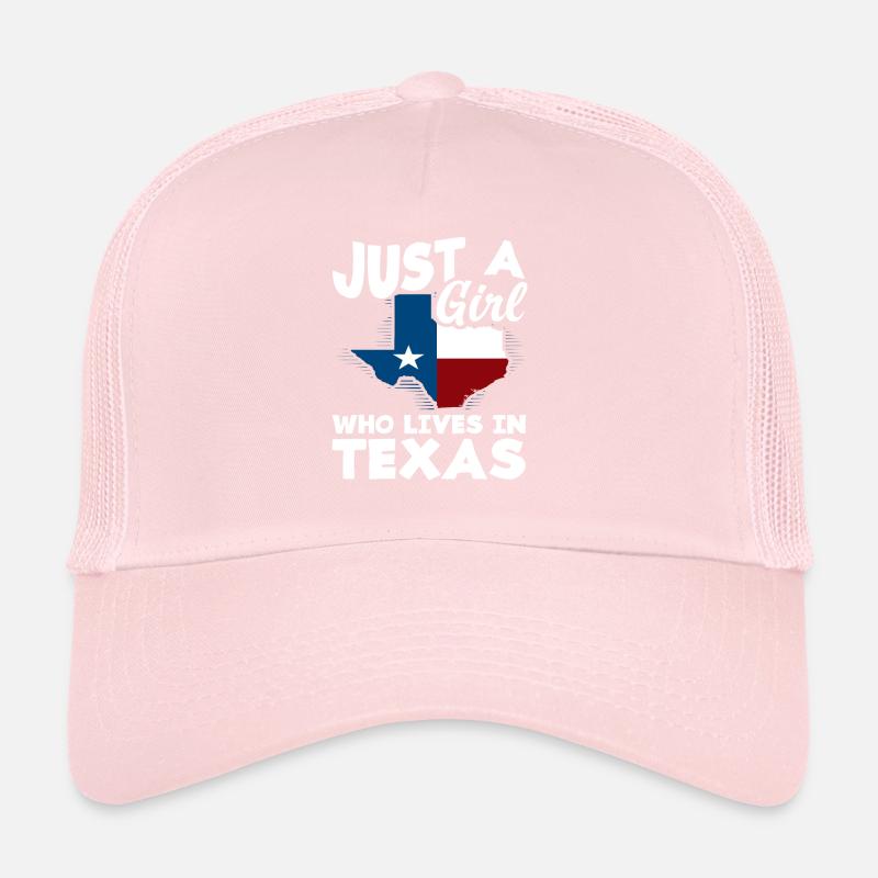 Fille qui aime le Texas Casquette trucker 