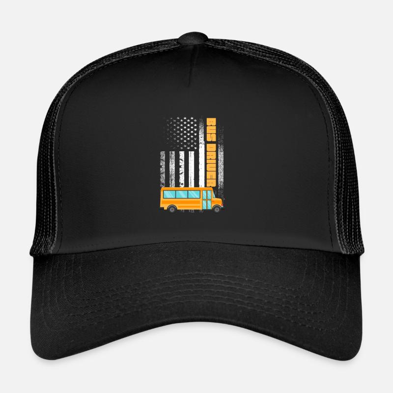 Chauffeur de bus Chauffeur de bus Bus Schuhlbus cadeau Casquette trucker 