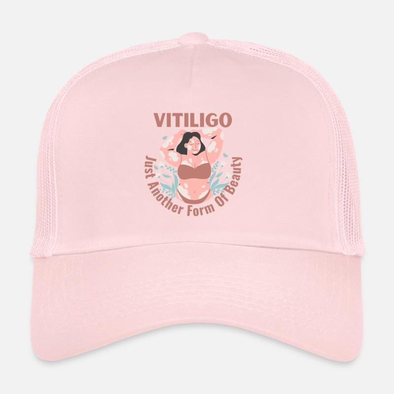 Vitiligo juste une autre forme de beauté modèle féminin Casquette trucker 