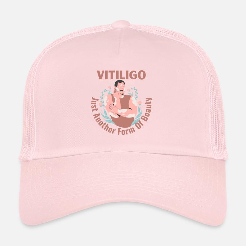 Vitiligo juste une autre forme de beauté modèle masculin Casquette trucker 