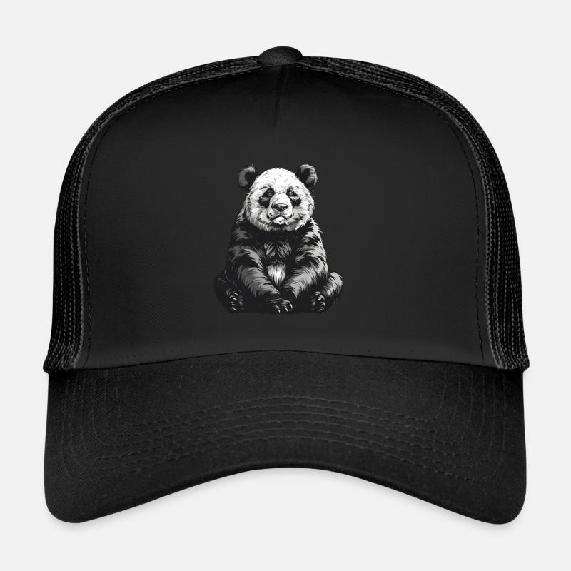 Panda Ours Panda géant japonais Casquette trucker 