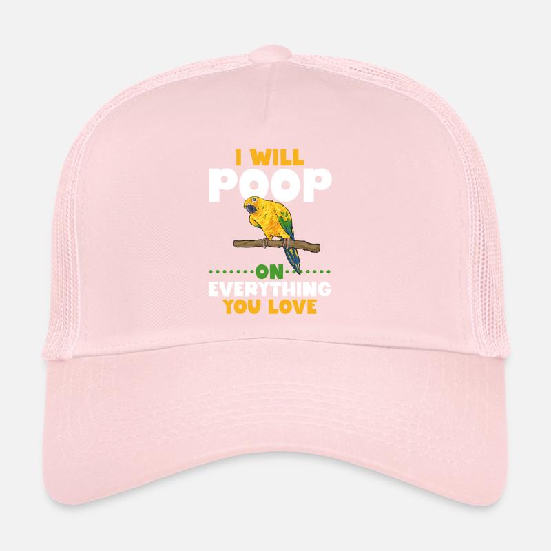 Sonnensittich Papagei Sittich Vogel Trucker Cap