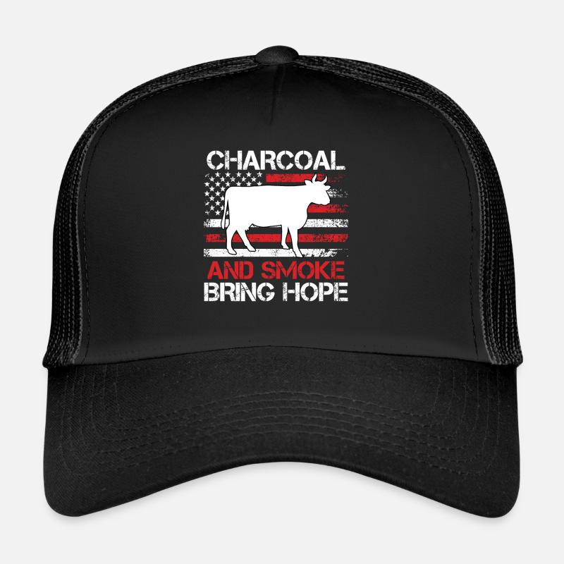 Grill Master CHARCOAL AND SMOKE BRING HOPE Trucker Cap