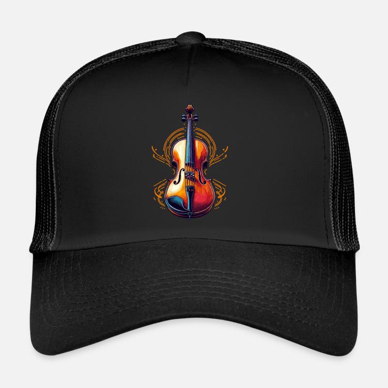 Violoncelle Orchestre Violoncelliste Musicien Casquette trucker 