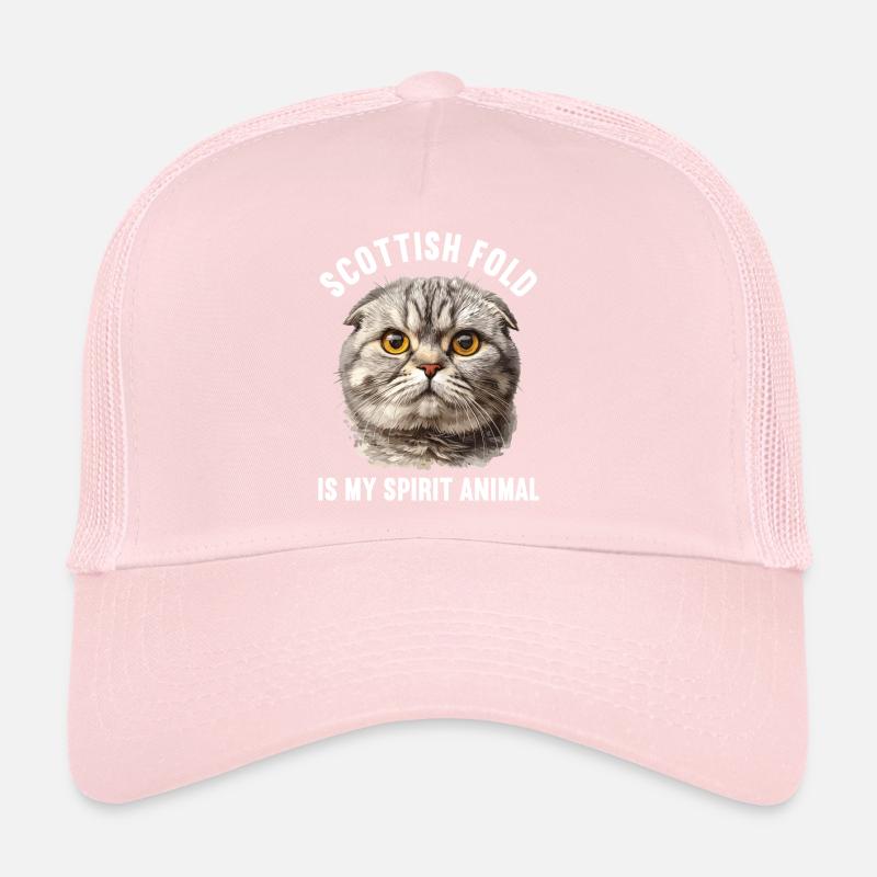 Scottish Fold Kitten Scottish Fold Cat Trucker Cap