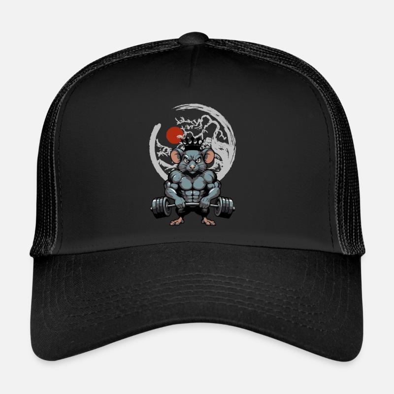 Nager Maus Ratte Muskeln Training Trucker Cap