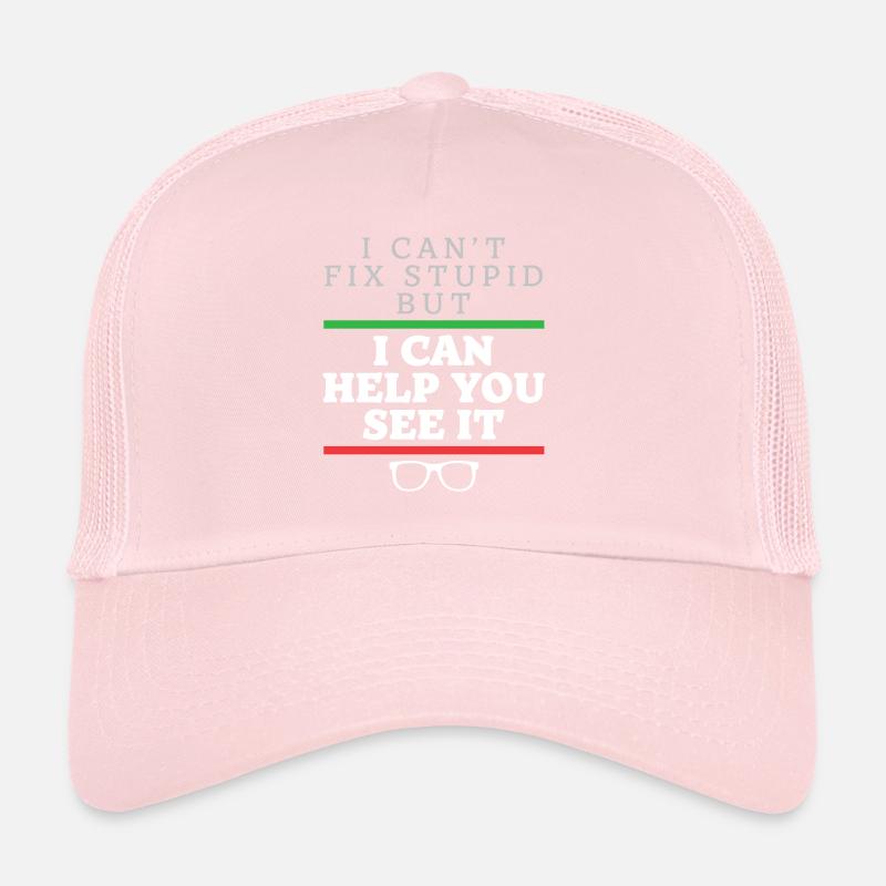Optométriste Optométrie Ophtalmologiste Drôle Casquette trucker 
