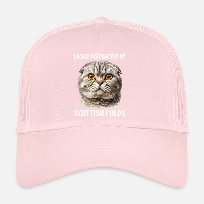 Scottish Fold chaton Scottish Fold chat Casquette trucker 
